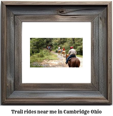 trail rides near me in Cambridge, Ohio